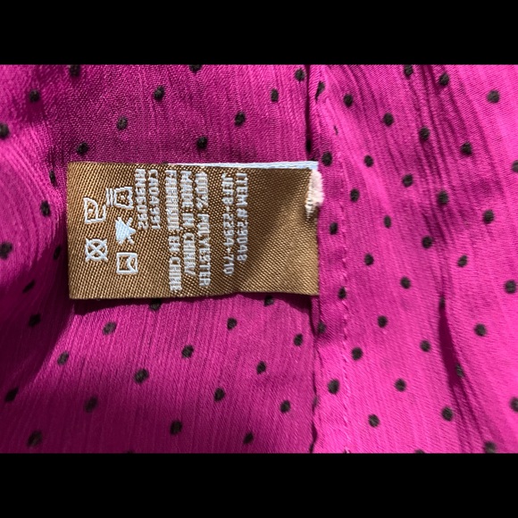 Jessica Purples & Black Polkadot Semi Transparent Short S Size M - Picture 8 of 12